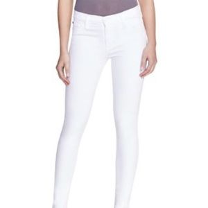 Hudson Nico Super Skinny Ankle Jeans White NWOT